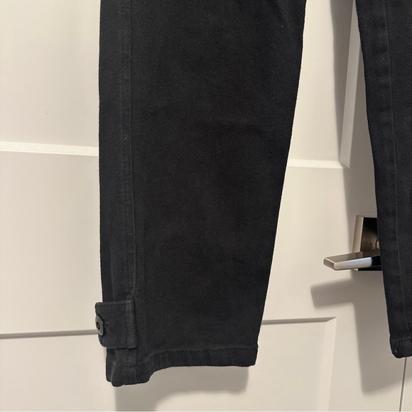 Wilfred Free Aritzia Black Modern Cargo Denim Pants Size 00 Women’s - Picture 2 of 13